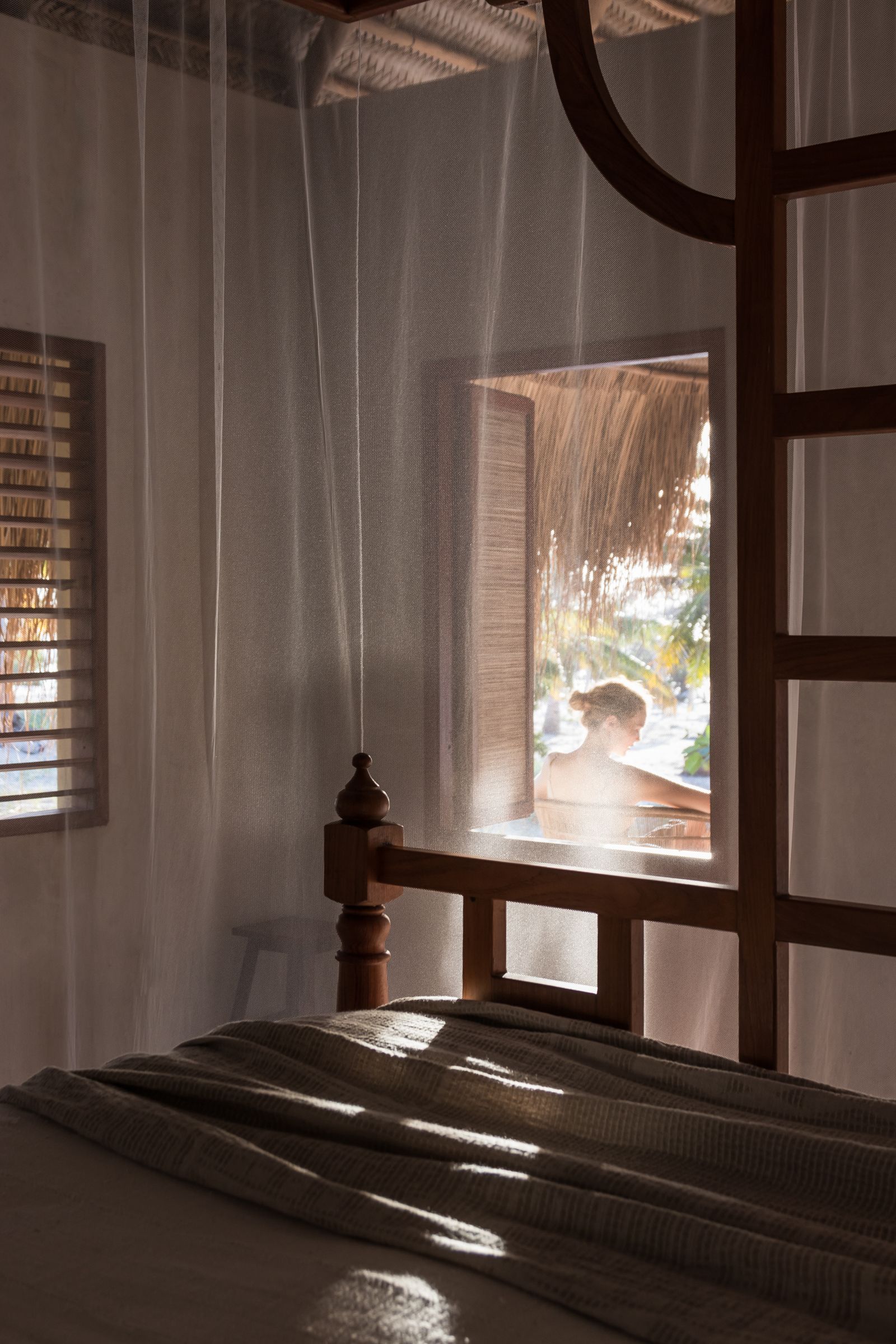 Image may contain Indoors Bed Bedroom Furniture Room Adult and Person