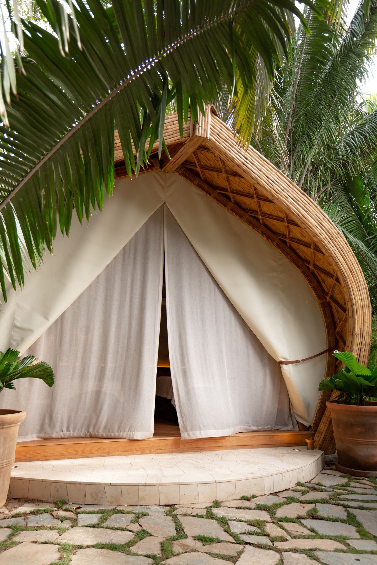 Image may contain Indoors Interior Design Architecture Building Countryside Hut Nature Outdoors Rural and Hotel